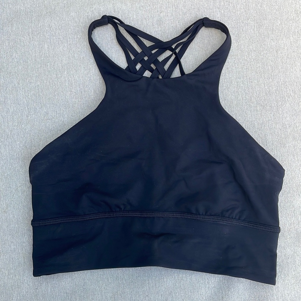 LuLuLemon black sports bra